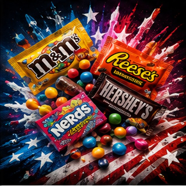 American candy selection