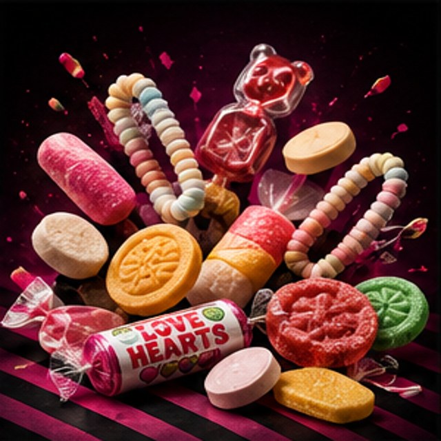 Retro British sweets